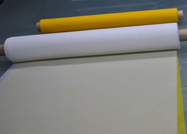 крен сетки шелковой ширмы 165Т-31 для ПКБ/стеклянного печатания, цвета белых/желтого цвета