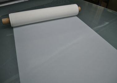 Белая ткань сетки печатания экрана полиэстера высокой напряженности для печатания футболки