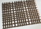Антиквариат покрыл 3.0mm латунные листы ячеистой сети определяют для того чтобы гофрировать латунную декоративную сетку