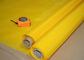 Сетка полиэстера моноволокна печатания шелковой ширмы, желтый цвет скрепляя болтами ткани 165Т -31 растяжимый