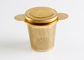 чай Infuser золота 100x65mm нержавеющий для чая свободных лист