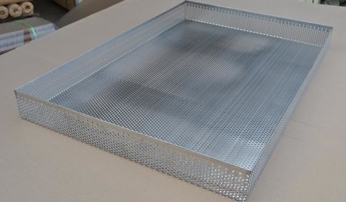Latest company news about 550 пефорированного частей качества еды подноса металла