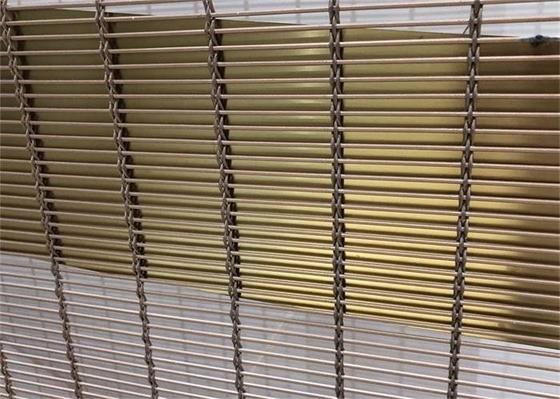 Листы сетки металла цвета золота декоративные для внешней отделки стен