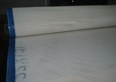 Пояс сетки 100% полиэстер сопротивления жары для сушильщика транспортера, белого цвета