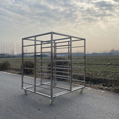 Хорошая цена. Удобное долговечное нержавеющее стальное подносное тележке с 10 уровнями Высота мм 765 965 1300 1350 1475 1725 1750 онлайн