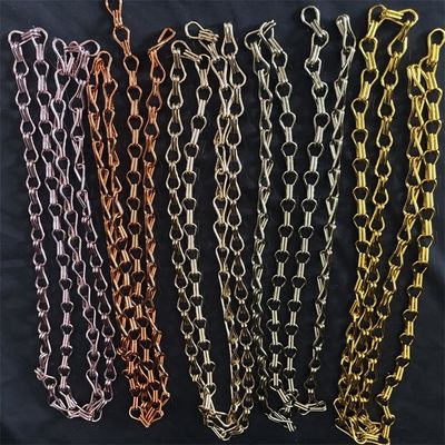 Хорошая цена. Металлическая москитная сетка, подвесная алюминиевая двойная крючковая цепочка, декоративная штора для ресторана/зала онлайн