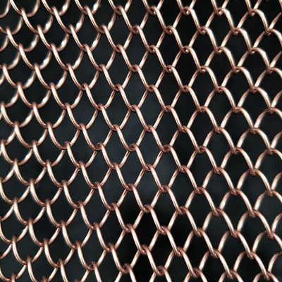 Хорошая цена.  Metal Mesh Curtain Bronze finish Hanging Wire Mesh Room Dividers For Ceiling онлайн