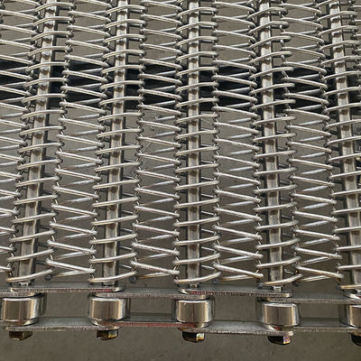 Хорошая цена. Custom Chain Driven 304 Stainless Steel Spiral Wire Mesh Conveyor Belt for Fried Foods Industries онлайн