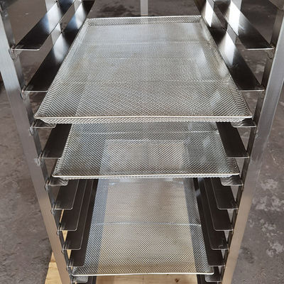 Хорошая цена. Custom Size Food Grade 304 Stainless Steel Drying Rack Trolley for 600x400 Trays онлайн