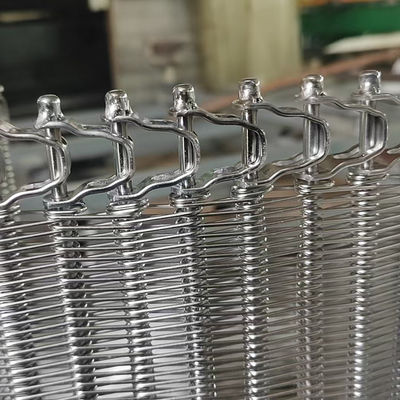Хорошая цена. Flexible Rod Conveyor Belt Stainless Steel Spiral Balanced Weave Wire Mesh Belt онлайн