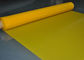 Желтый крен 62&quot; сетки печатания экрана ткани ширина без поверхностного покрытия