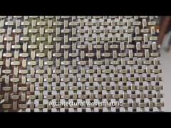 304 316 Нержавеющая сталь Архитектурная тканеная сетка для декоративных фасадов зданий Потолок