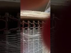 304 Туннельный морозильный конвейер из проволочной сетки, термостойкий