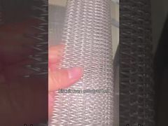 Нержавеющая сталь проволочная сетка соединение сбалансированный тканевой конвейерный ремень шнуровой конвейерный ремень