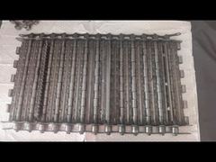 Профессиональная конвейерная лента с шарнирными звеньями из углеродистой стали