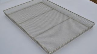 Пищевой металл тканый тонкий 80x100 40*60 см ss304 316 поднос из проволочной сетки из нержавеющей стали для духовки и хлебобулочных изделий