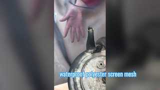 Водоустойчивая сетка экрана полиэстера черного цвета 65 микрон