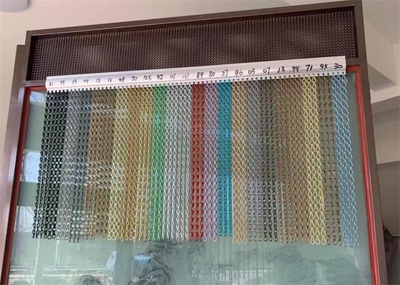 Декоративная алюминиевая металлическая сетка с двойным крючком для потолка / перила / поверхностей покрытия / солнцезащитных панелей / шкафов