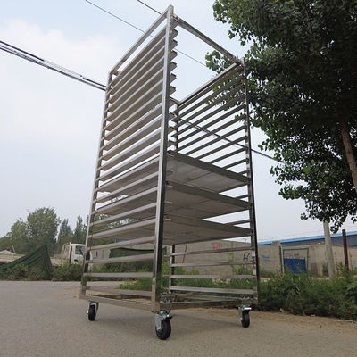 Пищевой класс 20 уровень Нержавеющая сталь Пекарня охлаждающие стойки Пекарня тележка с подносами