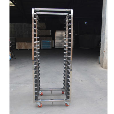 Подгонянная вагонетка шкафа нержавеющей стали SGS 20layer 1.8m