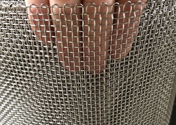 В оболочке экран ячеистой сети нержавеющей стали 304 края 1X30M сплетенный
