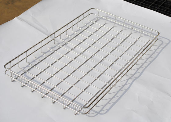 Подгонянный 304 отверстиям нержавеющей стали 30mm поднос 60cm x 40cm ячеистой сети